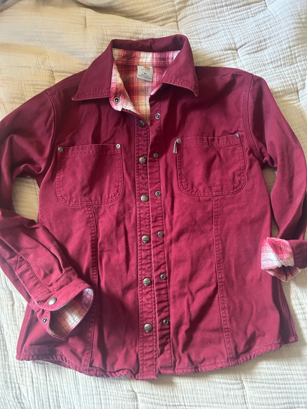 Carhartt XS double layer button down